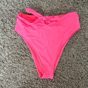 Aerie High-Waisted High Cut Cheeky Bikini Bottom